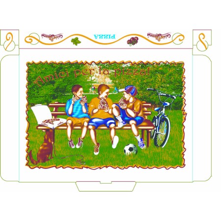 SCATOLA PIZZA PARCO 46X35 X5 VSV